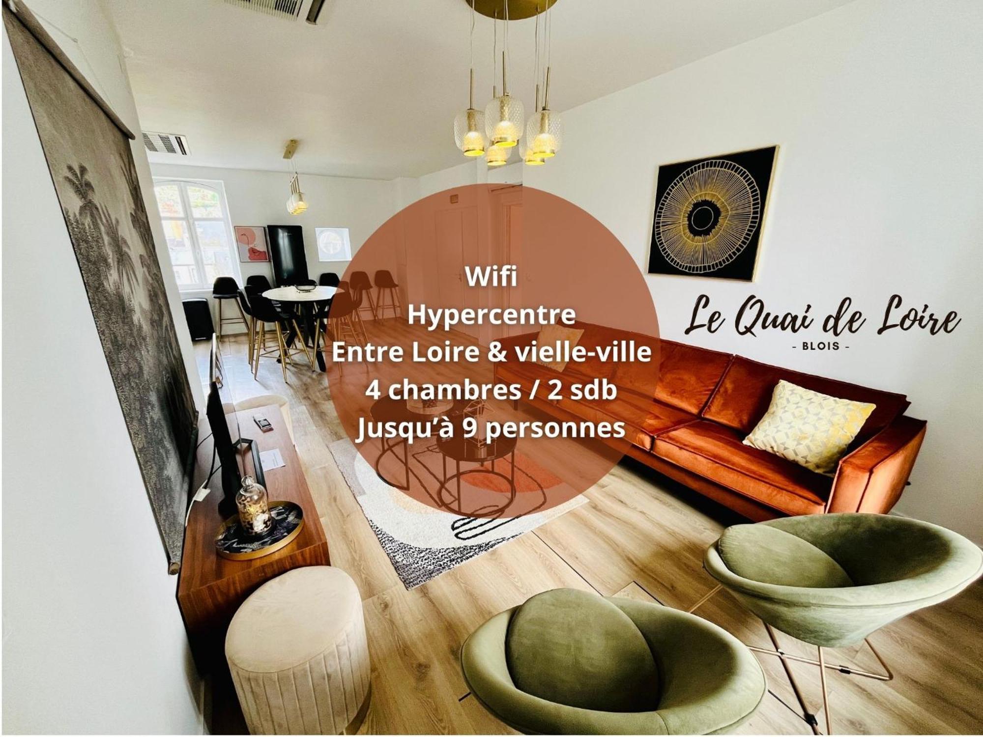 דירות בלואה Vue Loire, Hypercentre, Spacieux, Familial, Climatise, Le Quai De Loire מראה חיצוני תמונה